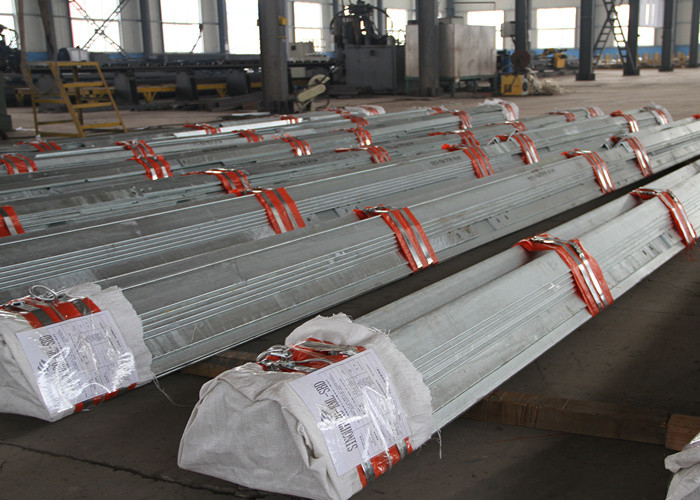 High Strength Electricity Pylons , 4 Legged Steel Lattice Masts Structure