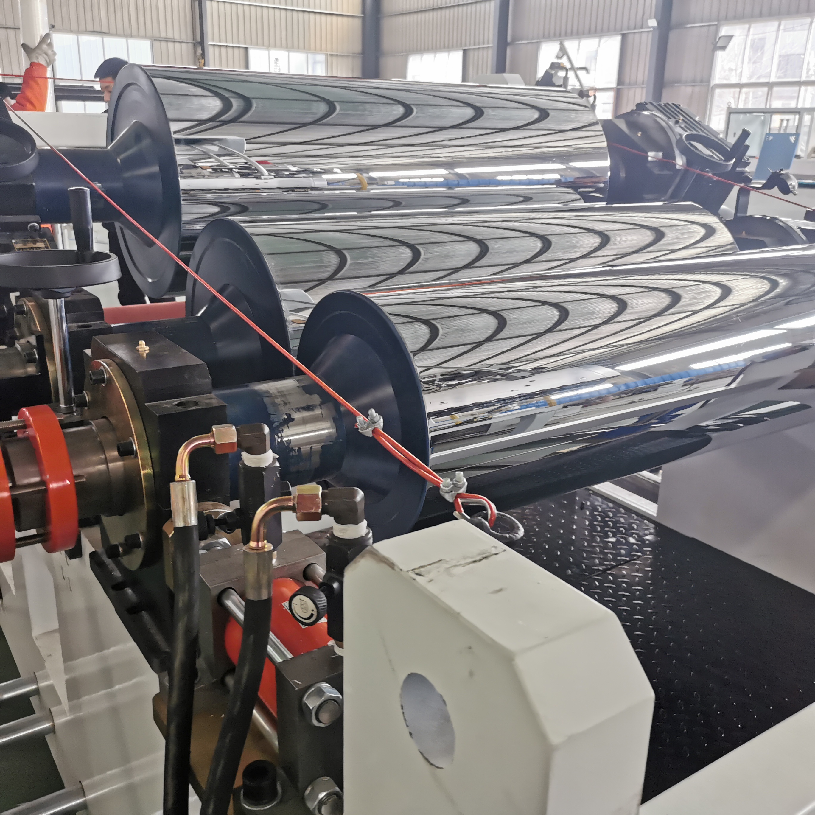Customized Voltage PP ABS PMMA Sheet/Board Production Line with High Productivity