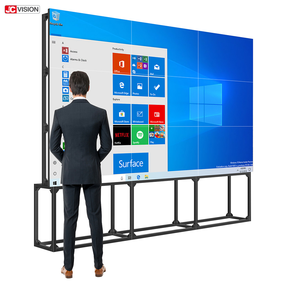 4K Samsung LG LCD Video Wall Display 3x3 LCD Advertising Video Wall