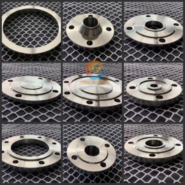 Custom Flange And Pipe Fittings Material Titanium Nickel Inconel Hastelloy Zirconium SS Steel