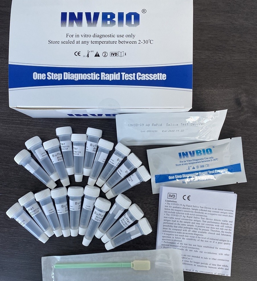 SARS-CoV-2 Coronavirus Antigen Saliva Self Test Kit 25pcs/ Box