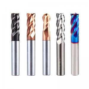 Buy cheap HRC65 4 Flute Tungsten Carbide Endmill CNC Router Bits Cortadores End Mill For Stainless Steel product