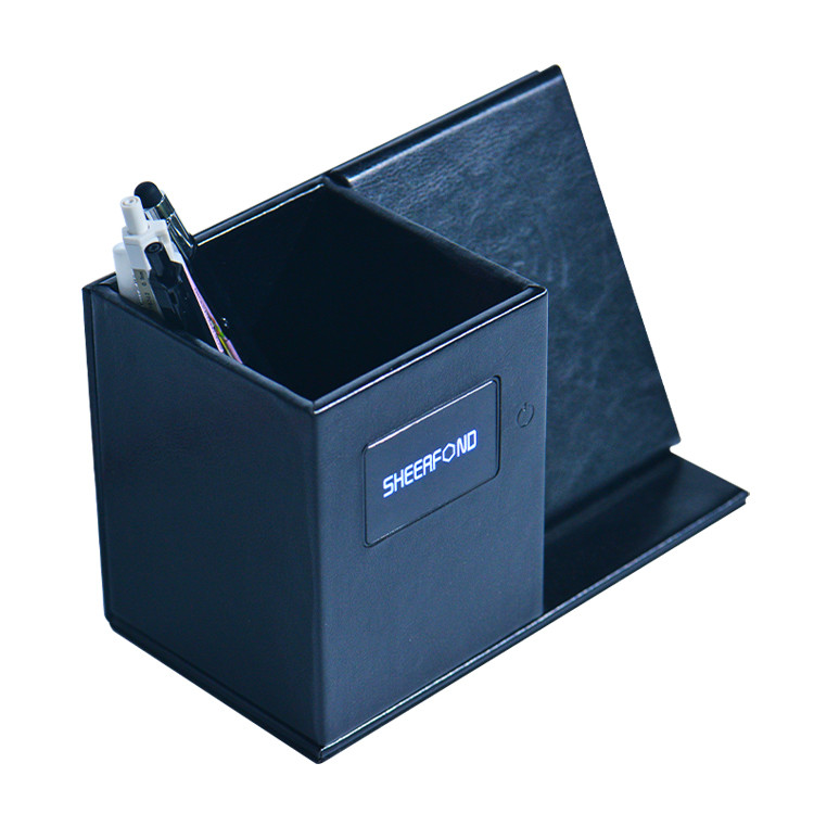 Wholesale Multi Function Pen Storage Holder Wireless Charging Pen Holder Wireless Charger Tray