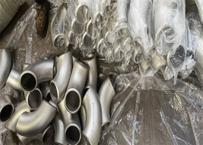 Sch 40 Seamless Steel Pipe Elbow 304L SS321 90 Degree LR Butt Welded 1