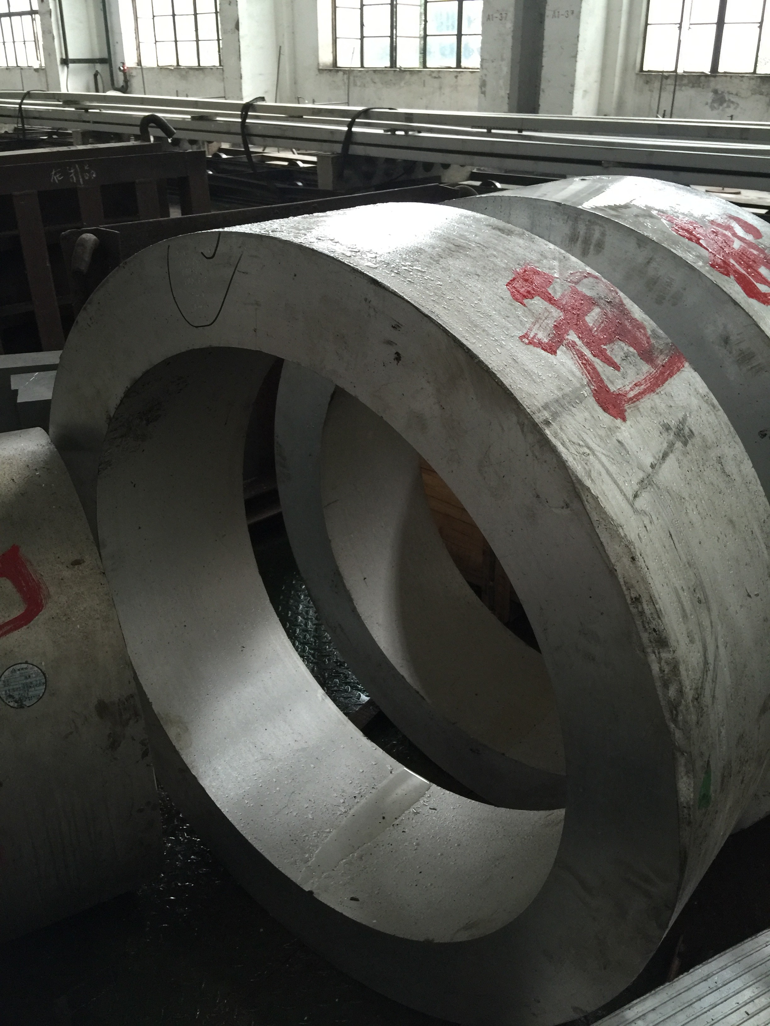 7075 T6 Aluminum Foring Parts Aluminum Rolled Ring Forgings Used In Aerospace Industry