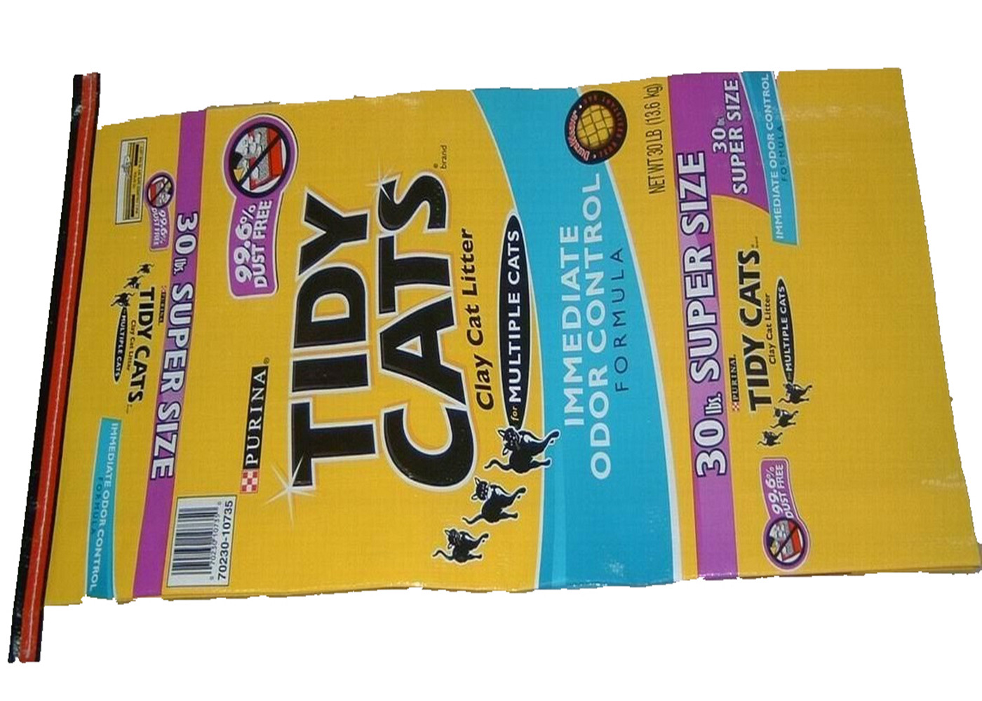 Side Gusset Woven Polypropylene Feed Bags , Animal Feed Sack Gloss Laminated