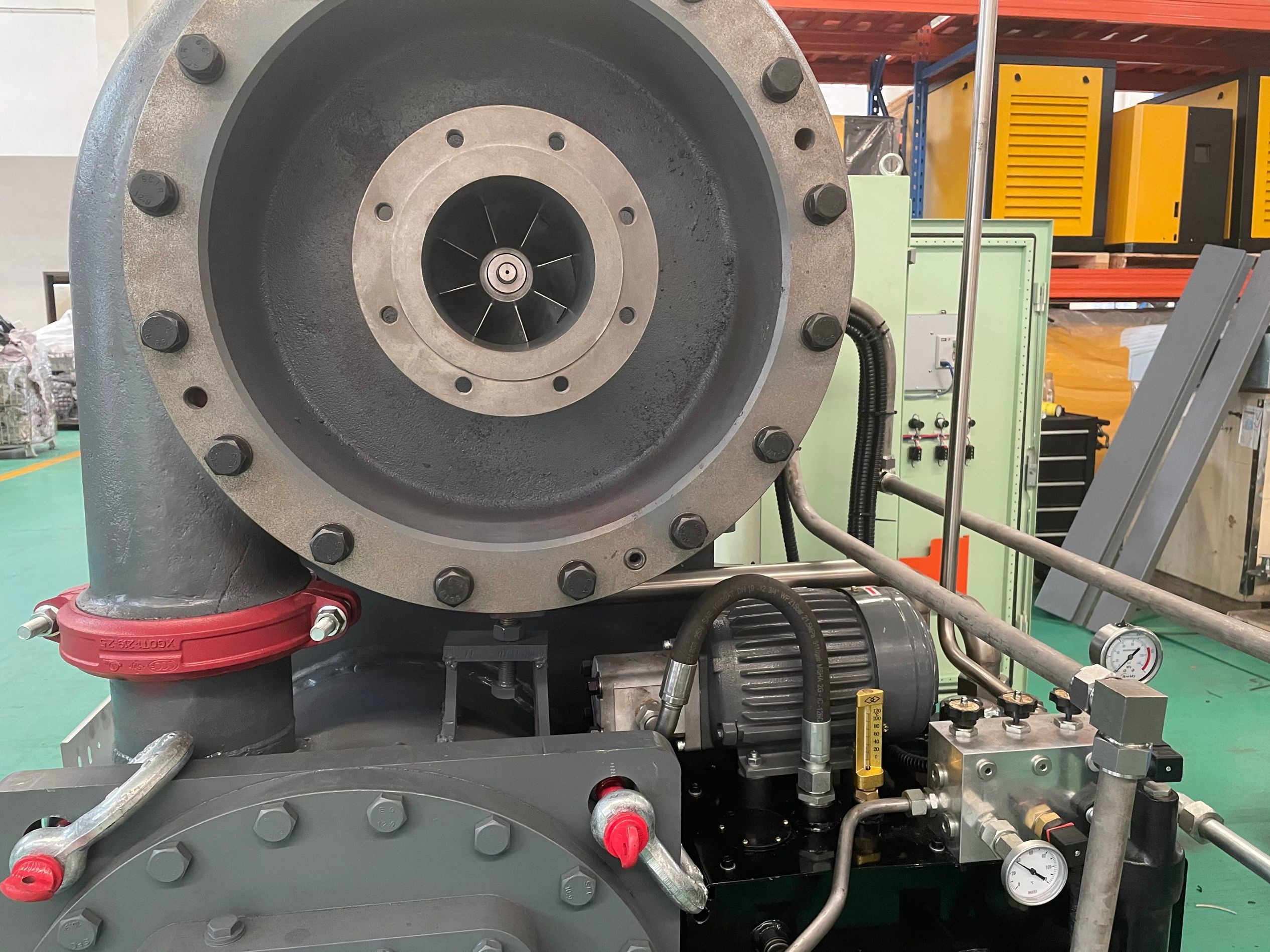 90kw 4Bar Low Pressure Centrifugal Turbo Air Compressor Stationary Type