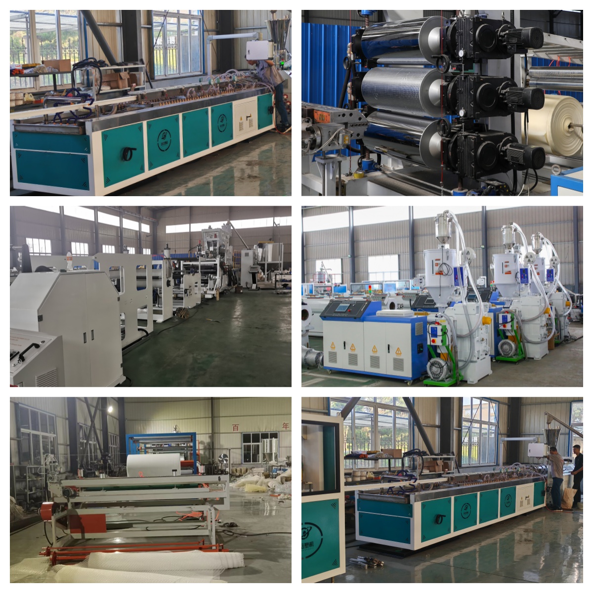 45kw Main Motor Water Drainage 3D Geo Composite Extrusion Line Geo Net Production Line