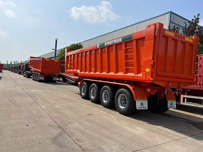 Weichai Engine Customizable Container And Flatbed Tractor Dump Truck Semi Trailer