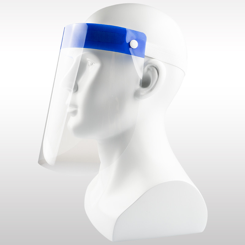 PET Anti Static Adjustable Strap Transparent Face Shield