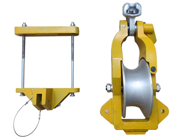 Crossarm Mounted Stringing Block 10kN Load Wire Stringing Blocks