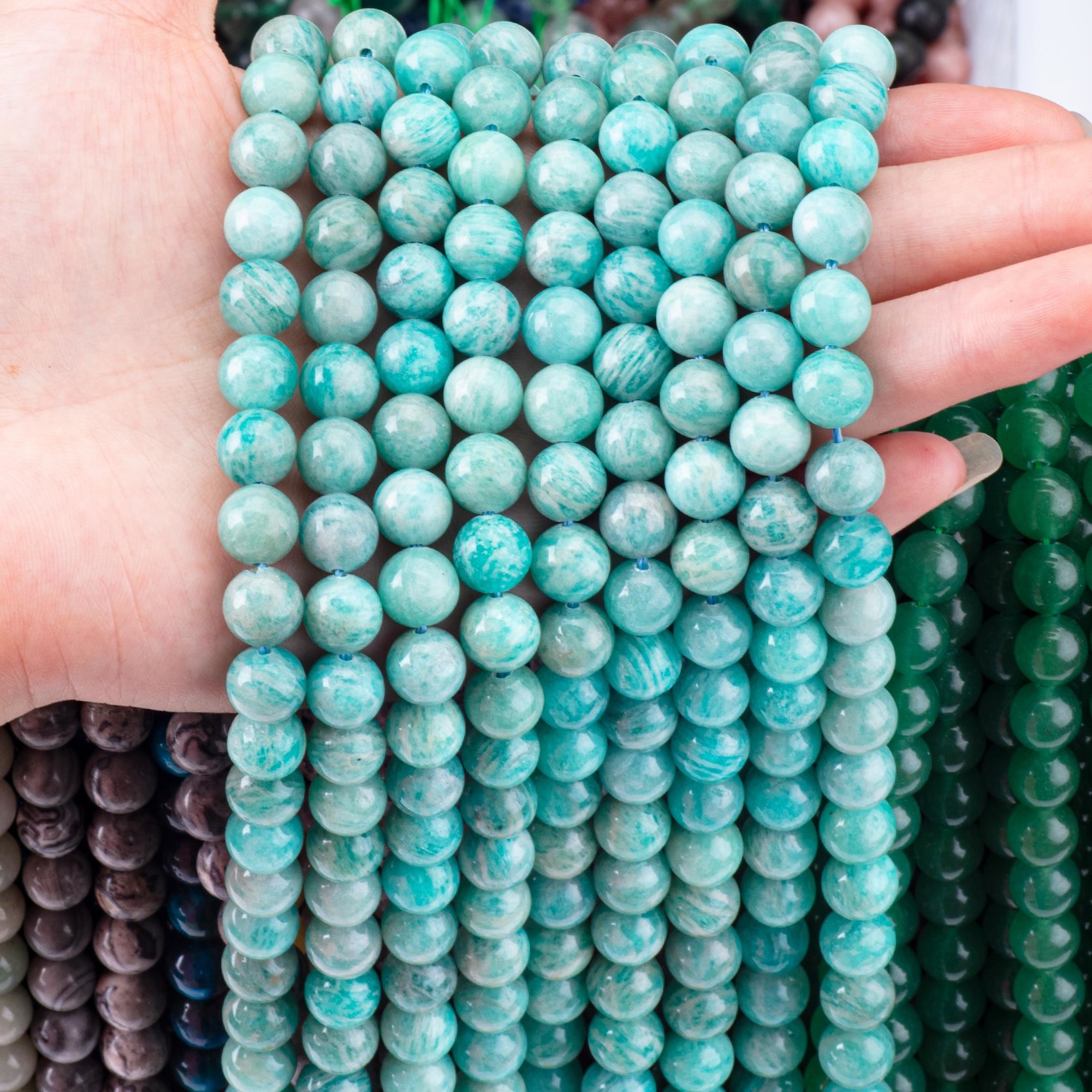 8mm Tianhe Gemstone Beads Healing Crystal Stone Beads For Jewelry Making