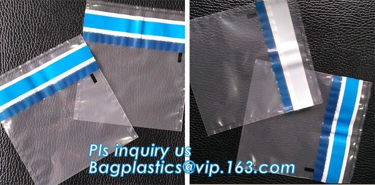 Security plastic bag with adhesive tape for cash, plastic money bag, Security Money Cash Bag For Airport/Bank and police