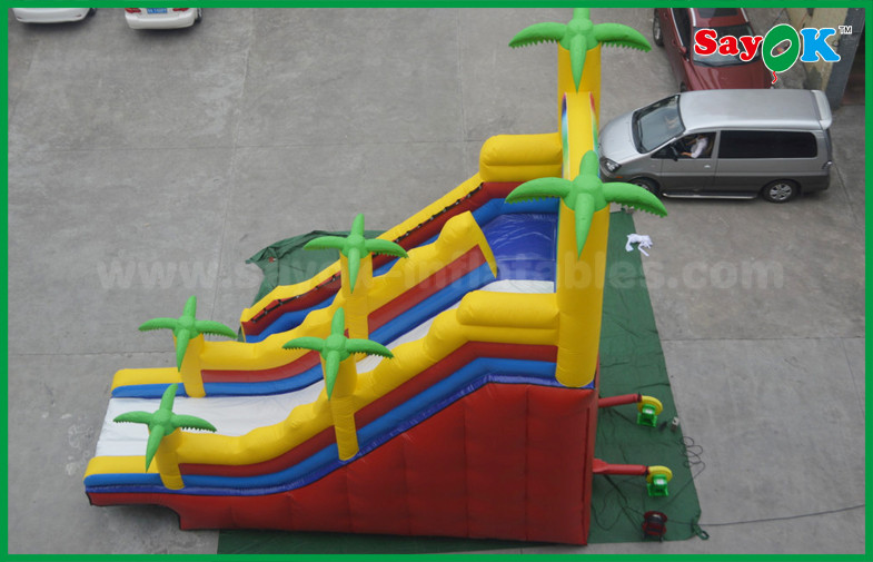 Childrens Inflatable Slide 5 X 8 Giant Outdoor Commercial Inflatable Bouncer Slide Double Slide
