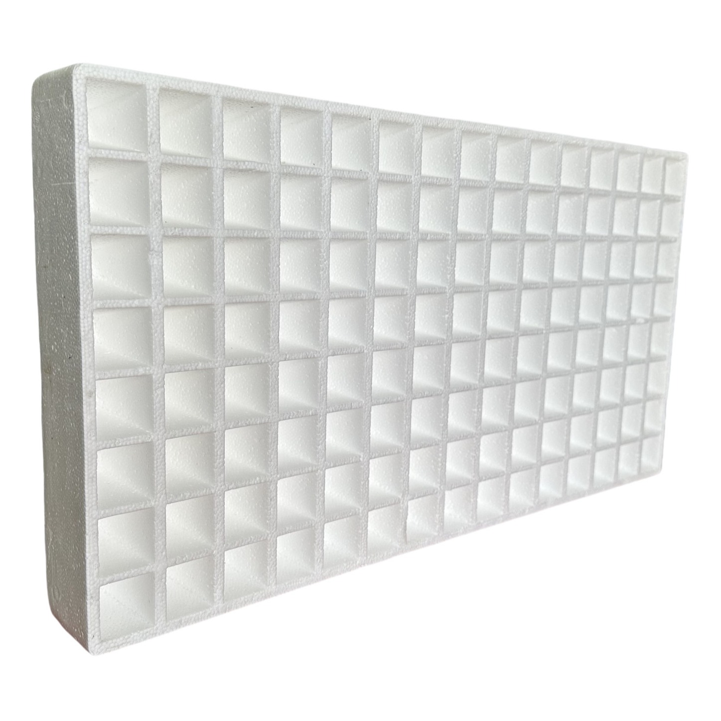 Square Hole Foam Seedling Tray Customized EPS 120 Hole Seedling Tray