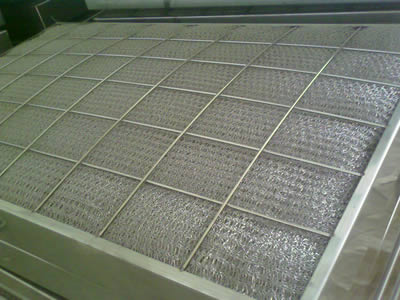 Polypropylene Mist Eliminator Filter Round / Square For Filtering And Separating