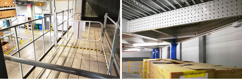 Steel Structure Garret Mezzanine Floor Platform