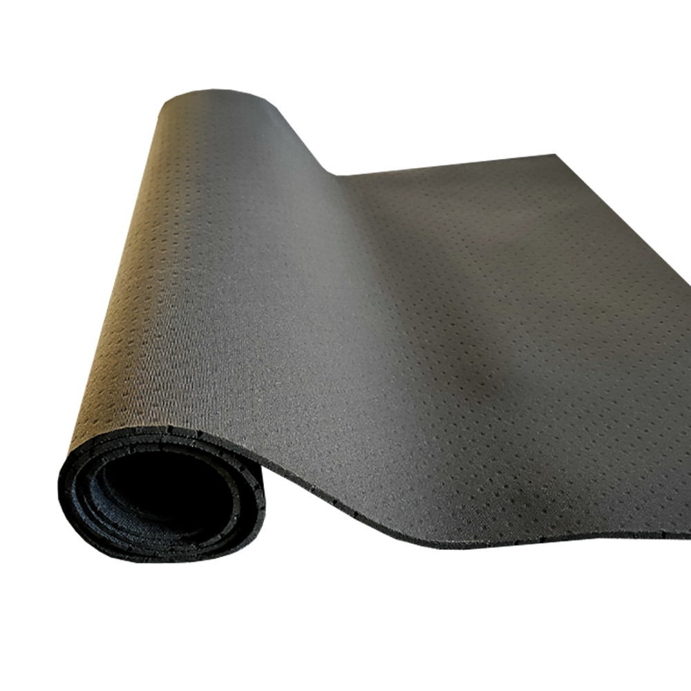 Small Hole Rubber Neoprene Fabric Roll Black 3mm With Two Sides Coated