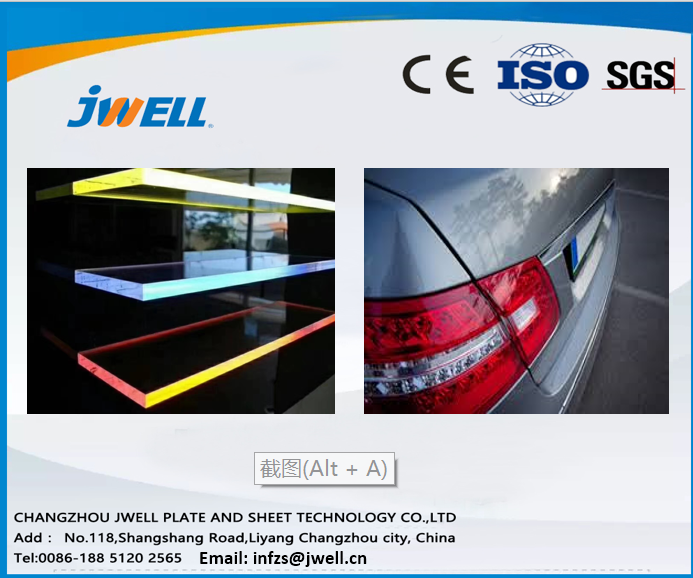 Jwell PMMA sheet extrusion line / PMMA Acrylic sheet extrusion line