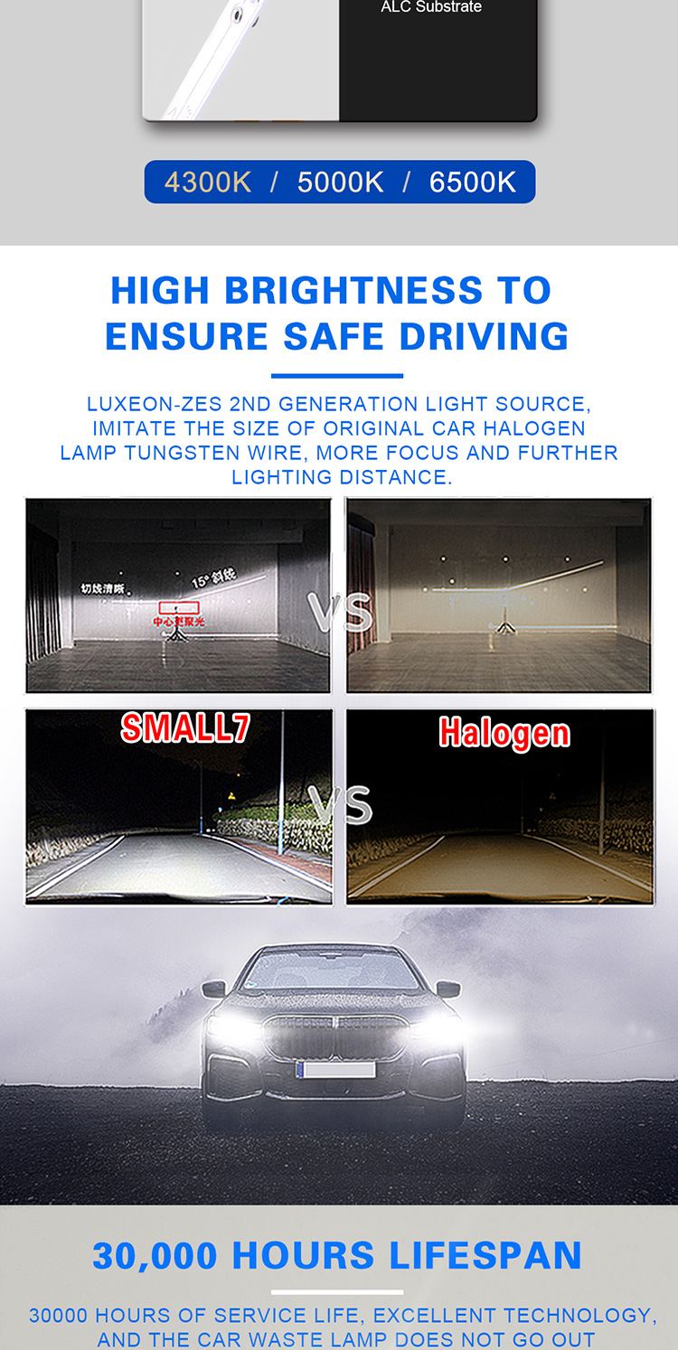 H4 H11 Bulb Auto Car LED Headlight Bulbs