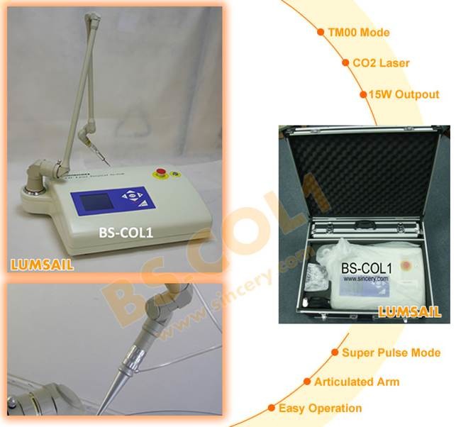 Powerful Carbon Dioxide CO2 Fractional Laser Machine For Scars And Burn Removal