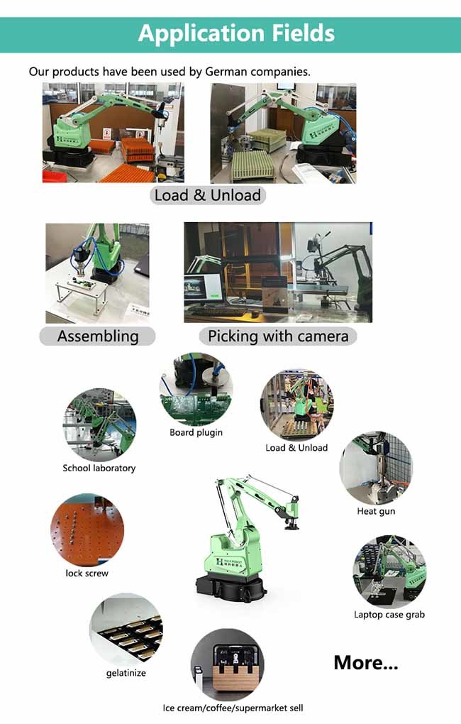 1KG Payload 5 Axis Industrial Robot Arm Manipulator
