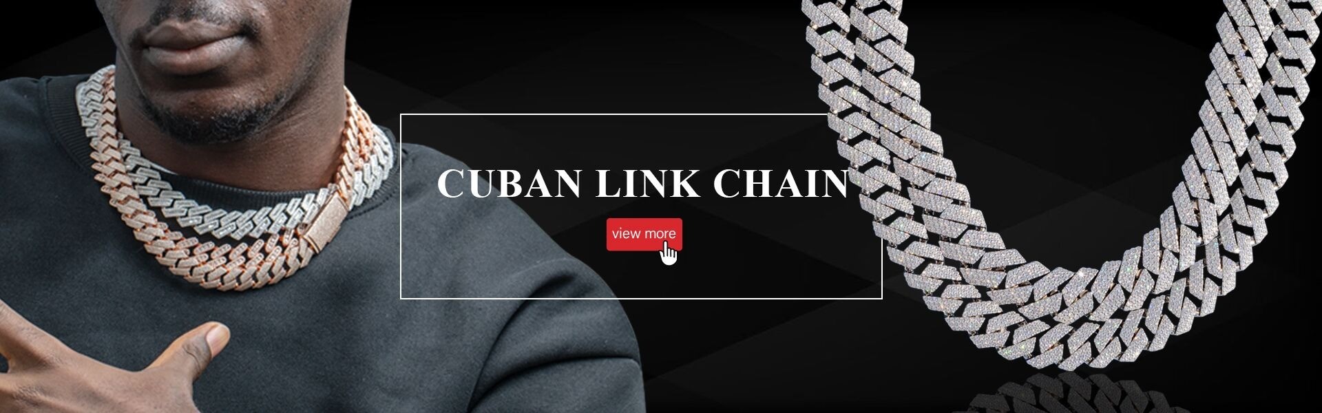 GRA Jewelry Miami Moissanite Hip Hop Chains Pass Diamond Test Moissanite Cuban Link