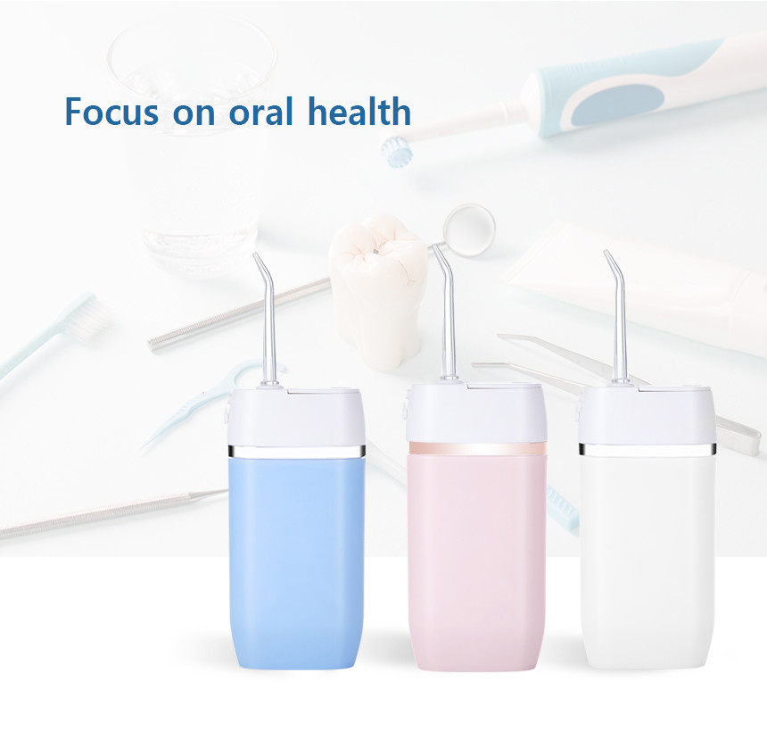 OEM DC 5V Mini Portable Water Flosser , Rechargeable Portable Dental Water Jet