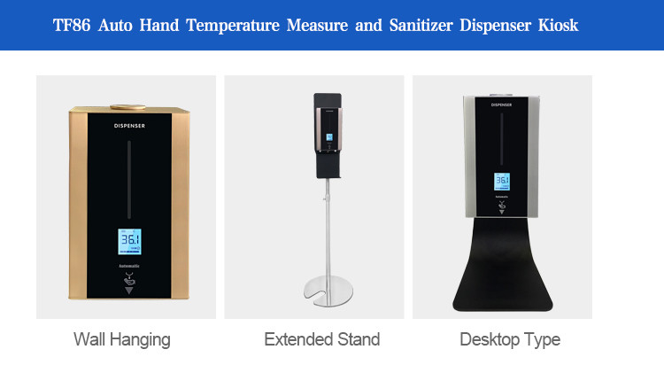 1000ML CE Digital Automatic Hand Sanitizer Dispenser Thermometer