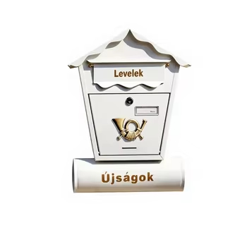 Wall Mount Locking Mailbox Horizontal Triangular Security Mailbox Waterproof