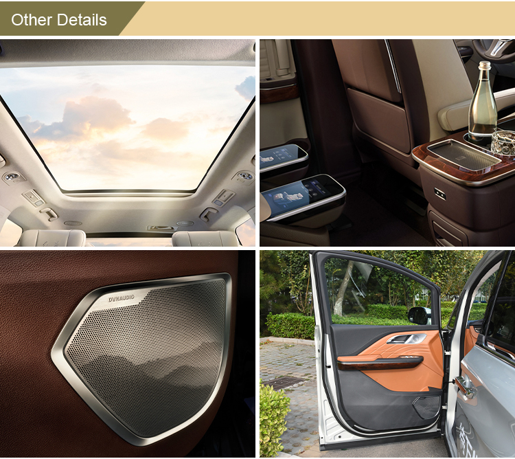 2023 Hongqi HQ9 5-door 7-seat Max Speed 200km/h Petrol Car with L2 Aided Driving and Multi-link Rear Suspension
