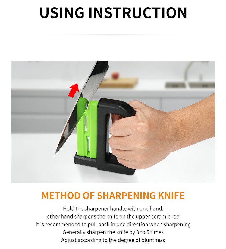 Amazon professional high quality kitchen knife sharpener mini promotion knife sharpener quick for scissors