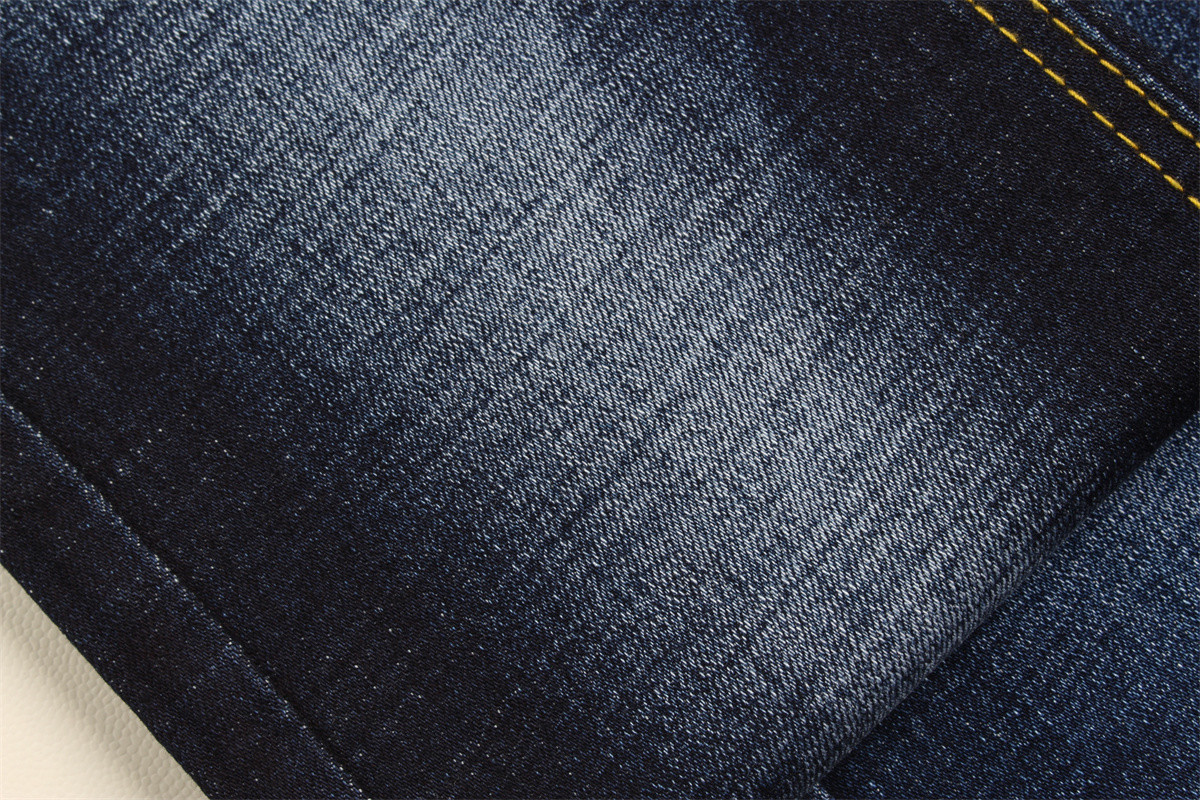 High Elasticity Denim Fabric Suitable For Women 11.4 Oz Middle Weight TR Denim Material With Slub Character
