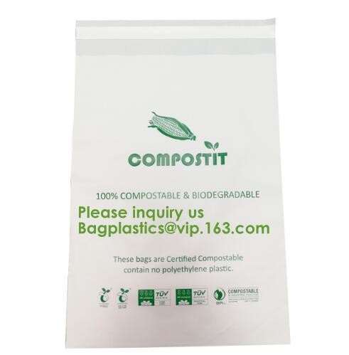 cornstarch made biodegradable custom printed plastic mailing bags,China Supplier Custom biodegradable courier bag biogra