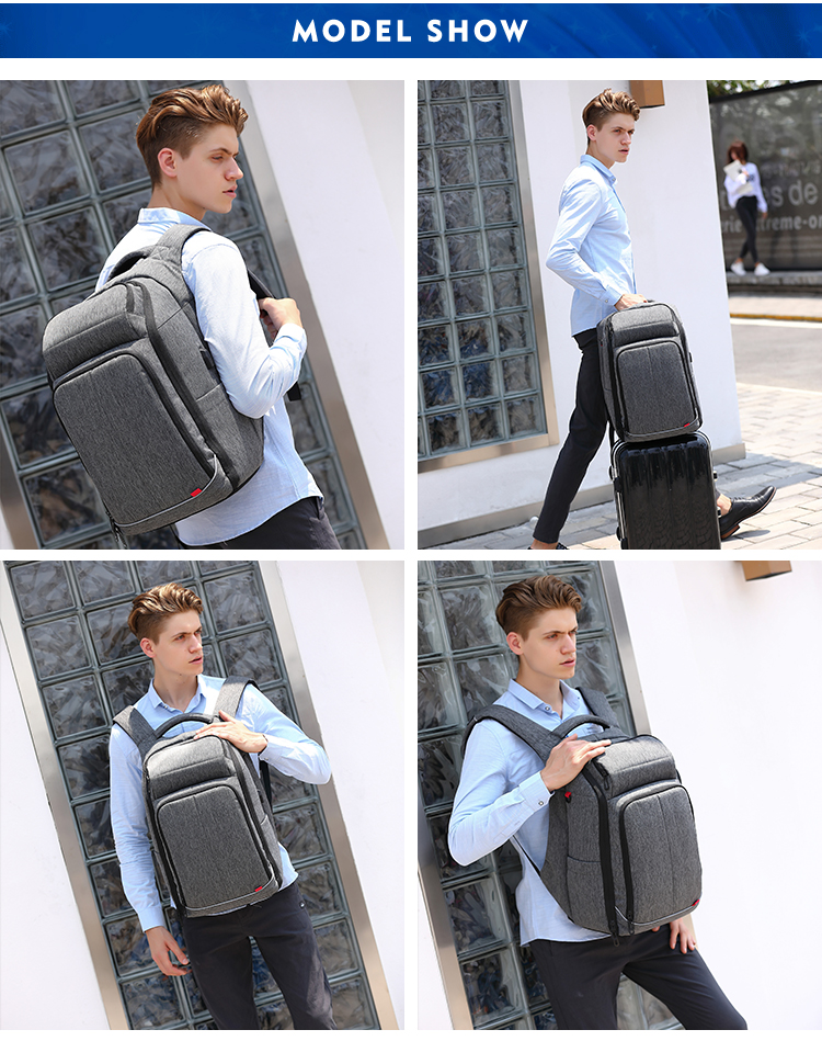 25 Litre Computer Interlayer USB Charging Anti Theft Waterproof Backpack