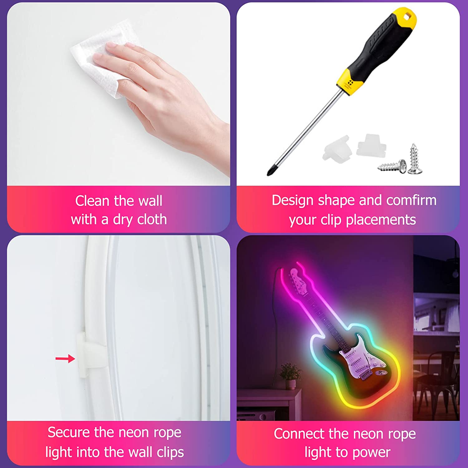 Bluetooth Tuya Dimmable LED Strip 2000mm 3000mm Led Neon Flex RGB