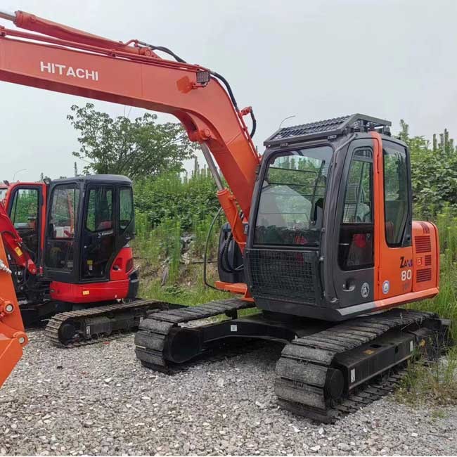 0.28m³ Bucket Capacity Used HItachi ZX80 Original Excavator Compact Crawl Excavator
