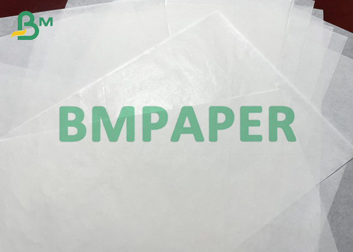 40g 50g One Side Glossy Coated White Kraft Paper For Packaging