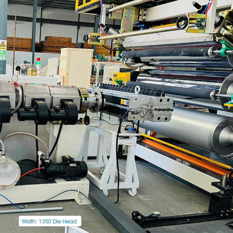 UV Imitation Marble Board Extrusion Line PVC Marble Sheet Machine 350-450kg/H