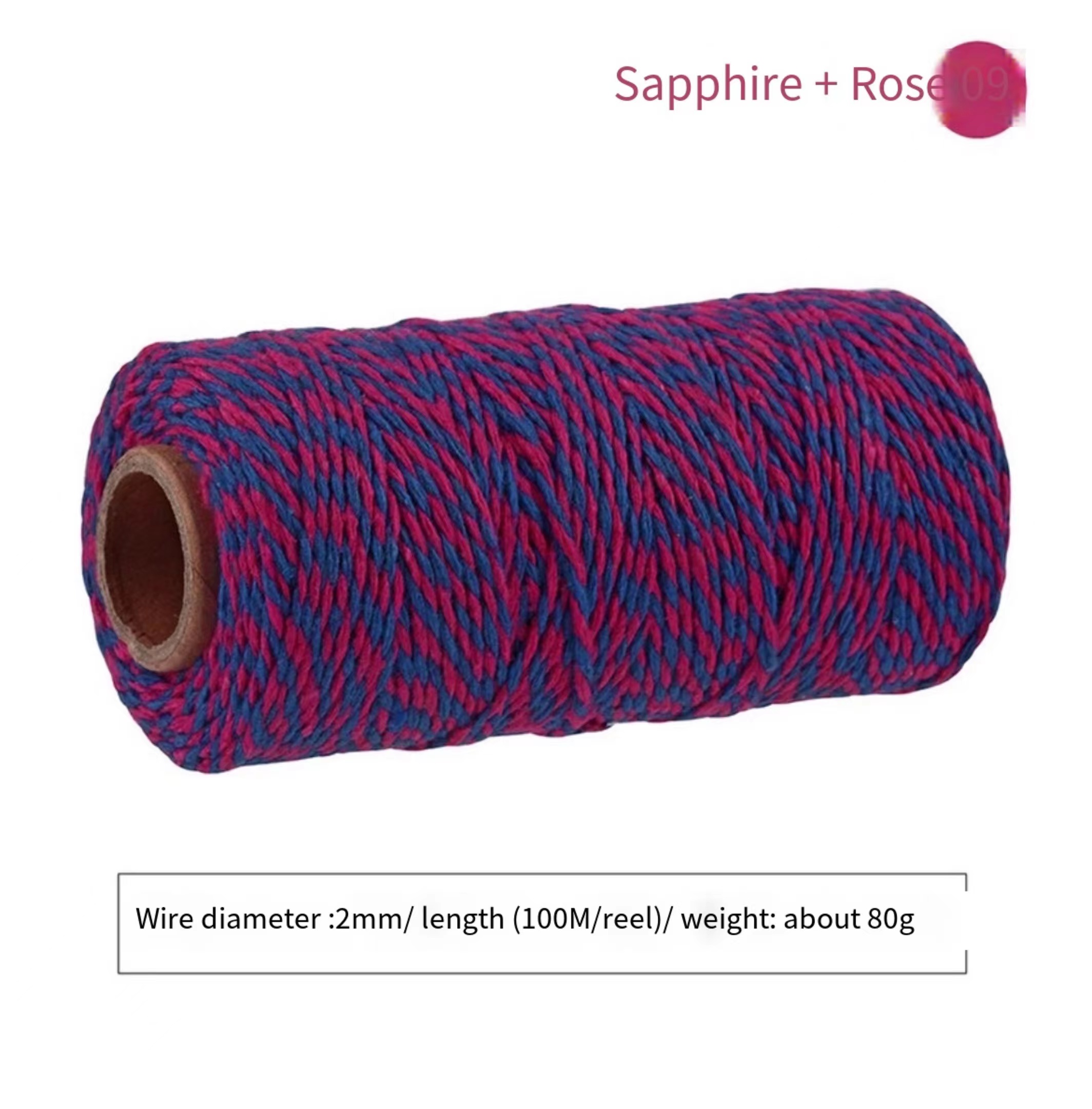 Twisted Cord Invisible Knot Yarn Breathable Lightweight Practical