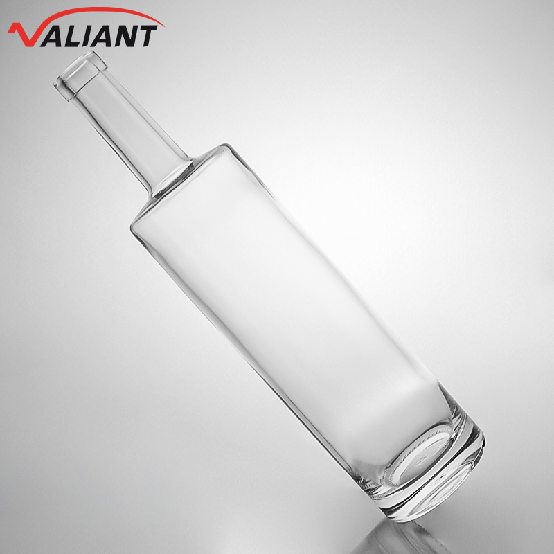 Industrial Beverage Glass Bottle for Gin Rum Brandy Whisky 750ml Straight Shoulder