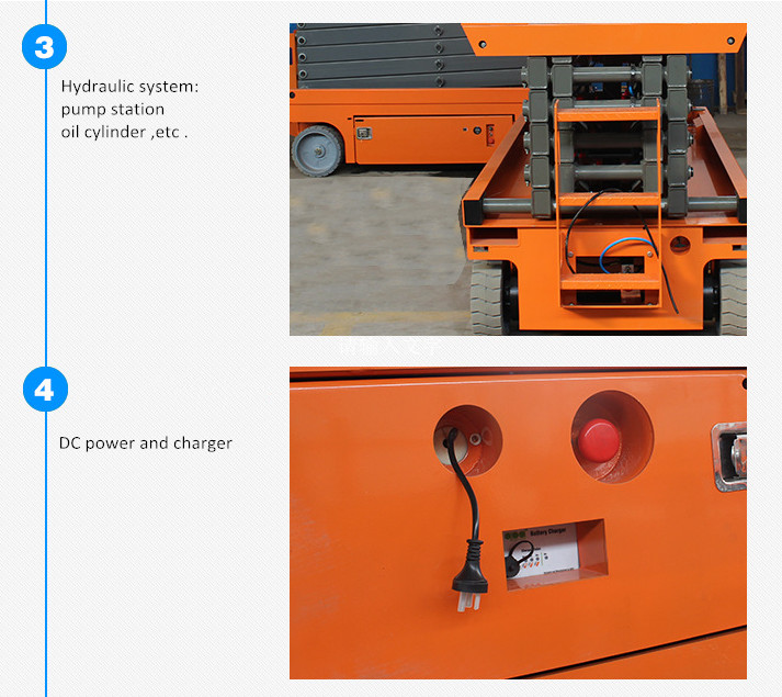 Steel Structure Lifting Table For Aerial Working