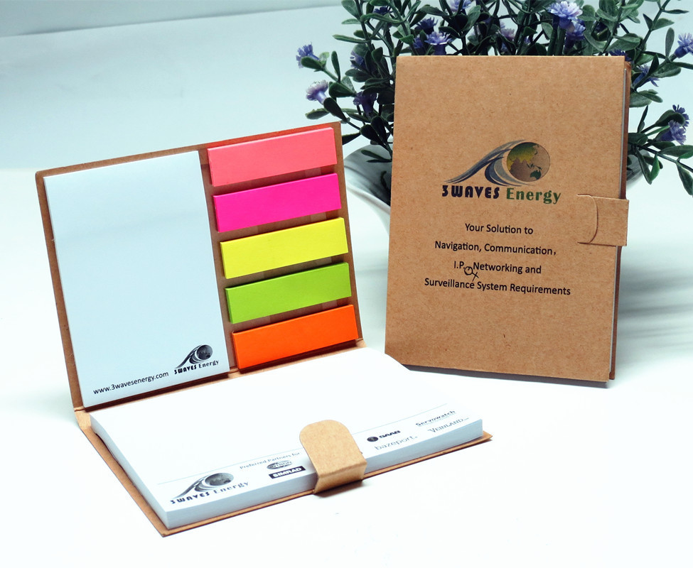 Advertising Note Pad Book Colorful Sticky Note Logo Customized
