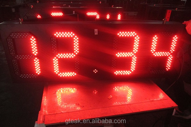 custom digital number led display board outdoor