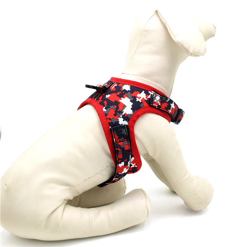 Chest 36-44cm Neck 33-39cm Small Dog Collars Fiber PU Pet Durable Dog Lift