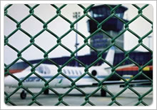 2 " X 2 " Square Woven Vinyl Coated Chain Link Fence