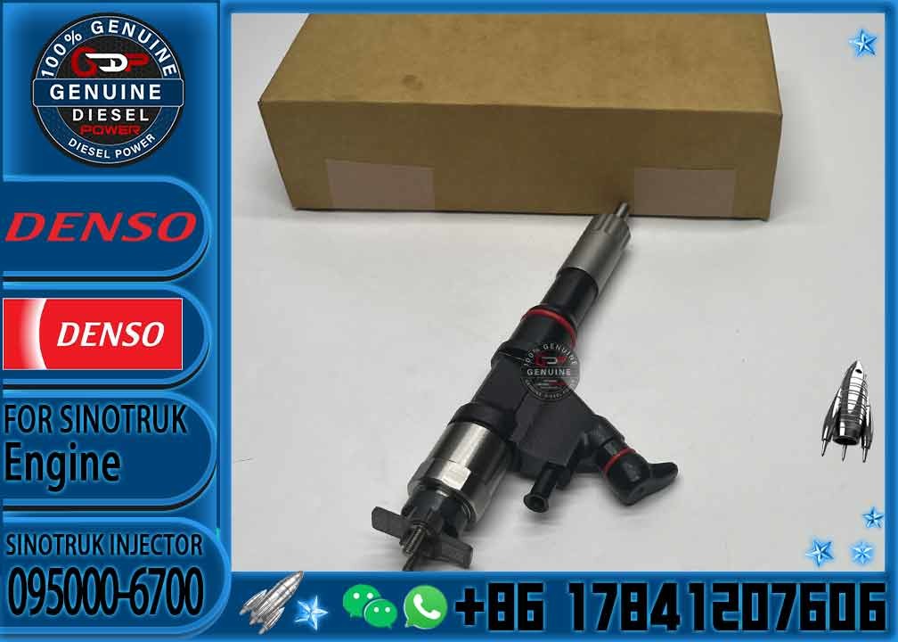 Diesel Common Rail Fuel Injector 095000-6700 095000-6701 9709500-670 0950006700 0950006701 for HOWO VG1540080017A R61540