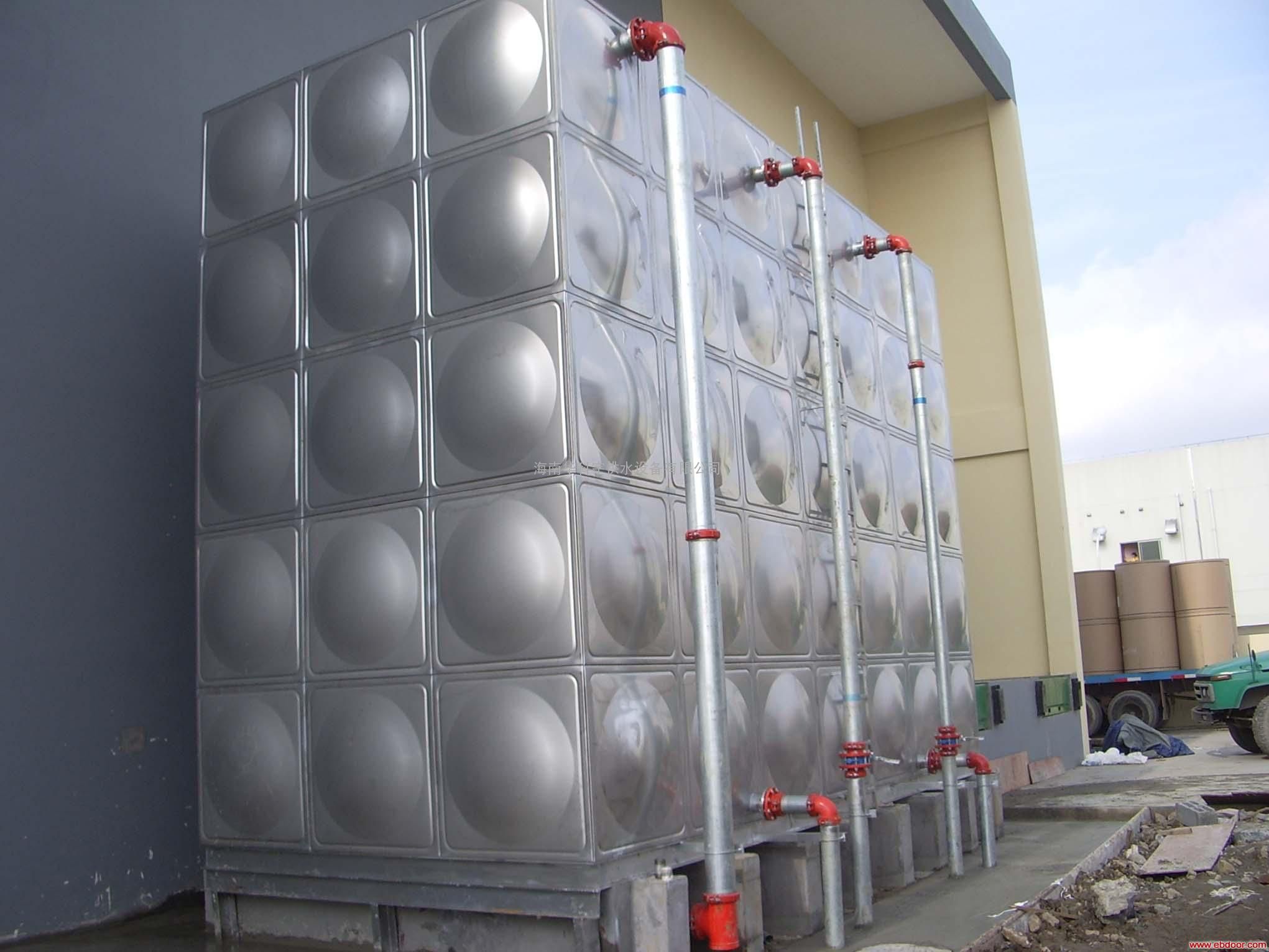 Customized Stainless Steel 304/316 Panel Water Tank for Drinking Water Storage Made