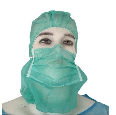 Breathable Surgical Hood Cap , Disposable Surgeon Cap Non Woven Light Weight