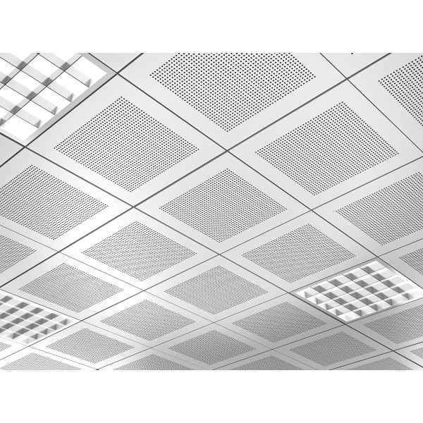 Perforated Aluminum Ceiling Panels 300x300mm Tiles For Ceiling Decoration